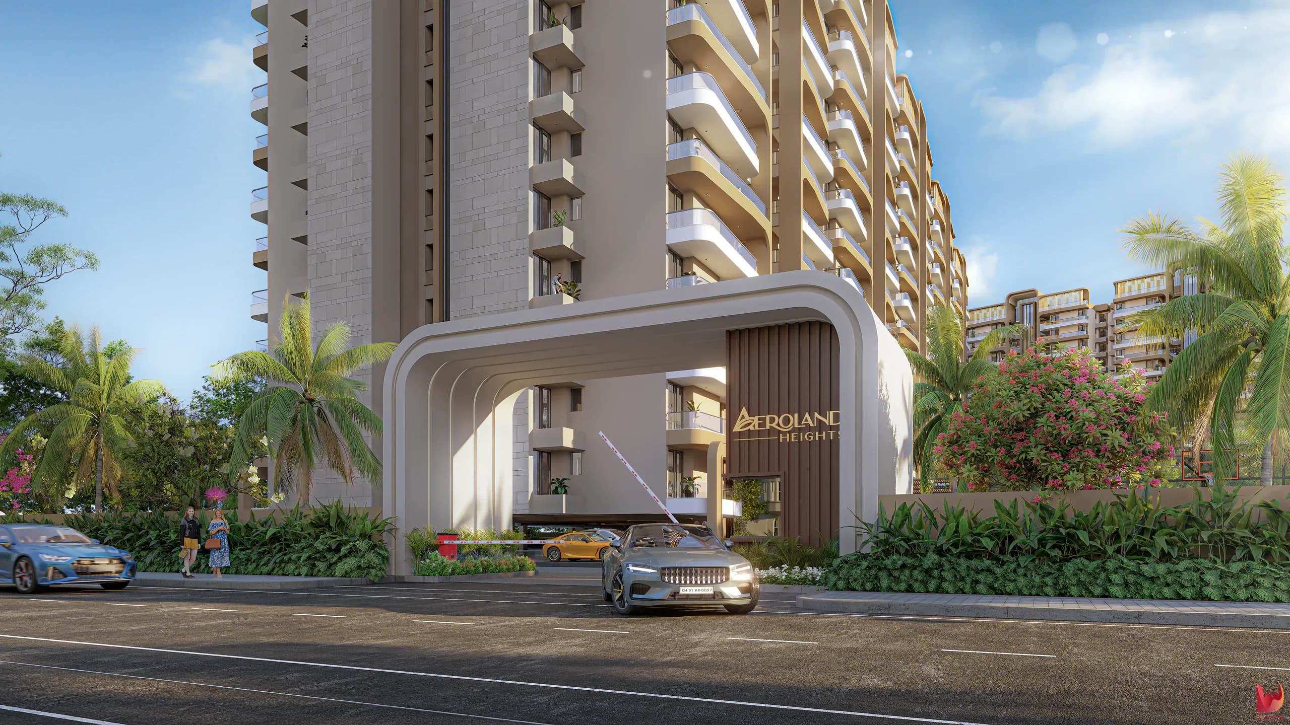Aeroland Heights gated community in Mohali